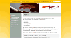 Desktop Screenshot of profamilia-mainz.de
